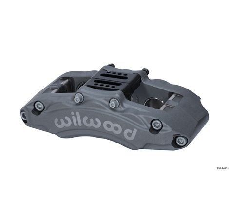 Wilwood Caliper - AT6 Lug Mount Anodized 1.75in/1.38in/1.38in Piston .75in Rotor - Left Side