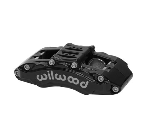 Wilwood Caliper - AT6 Lug Mount Black 1.75in/1.38in/1.38in Piston .75in Rotor - Left Side