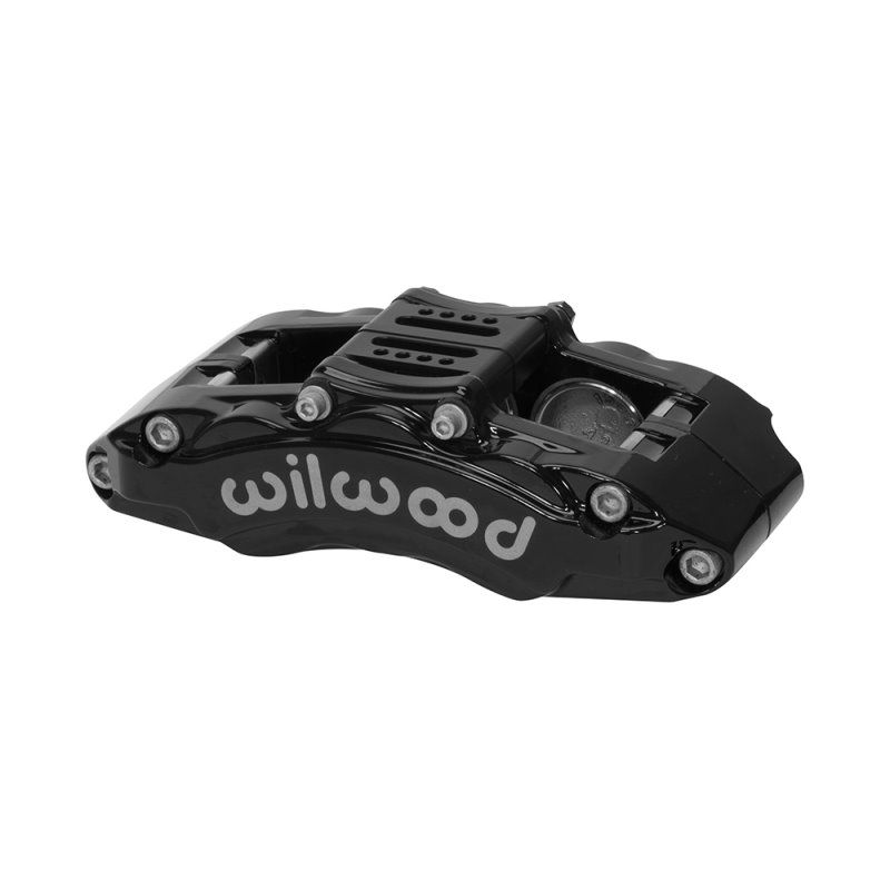 Wilwood Caliper - AT6 Lug Mount Black 1.75in/1.38in/1.38in Piston .75in Rotor - Left Side