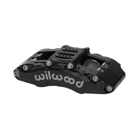 Wilwood Caliper - AT6 Lug Mount Black 1.75in/1.38in/1.38in Piston .75in Rotor - Left Side