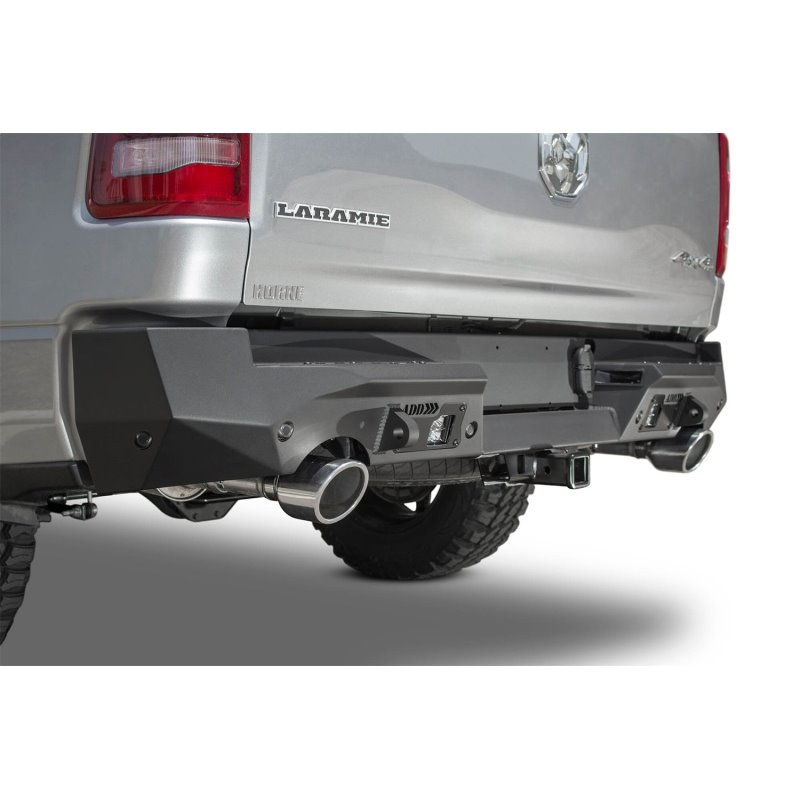 Addictive Desert Designs 2019 Ram 1500 Hammer Stealth Fighter Rear Bumper w/ 6 Sensor Cutouts