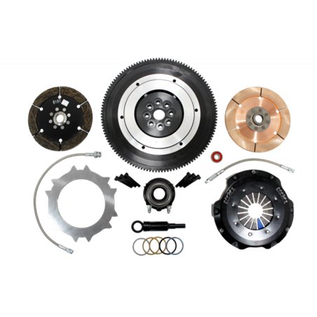 Clutch Masters 07-09 Subaru Legacy GT Spec B Push Style Street/Race Twin-Disc 7.25in Clutch Kit