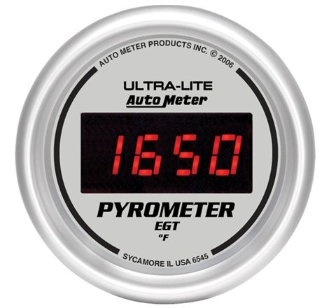 Autometer Ultra-Lite 52MM 0-2000 Degree Digital Pyrometer