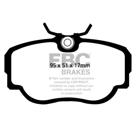 EBC 83-85 BMW 318 1.8L (E30) Bluestuff Front Brake Pads