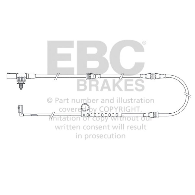 EBC 2005-2006 Land Rover Range Rover Sport 4.2L Supercharged Front Wear Leads