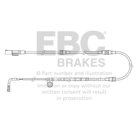 EBC 2005-2006 Land Rover Range Rover Sport 4.4L Front Wear Leads