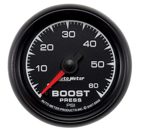 Autometer ES 52mm 0-60 PSI Mechanical Boost Gauge