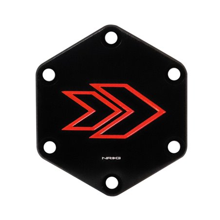 NRG Engraved Arrow Horn Delete Button-RED