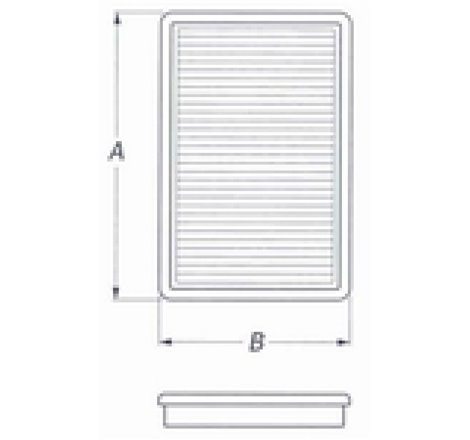 BMC 03-07 Hyundai Avante III 1.6L Replacement Panel Air Filter