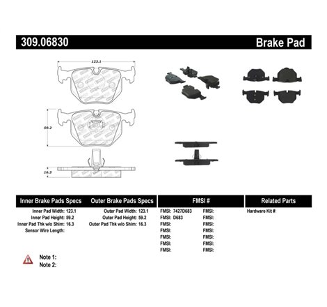 StopTech Performance 01-07 BMW M3 E46 / 00-04 M5 / 04-09 X3 / 00-06 X5 / 1/06-09 Z4 / 9/00-07 330 /