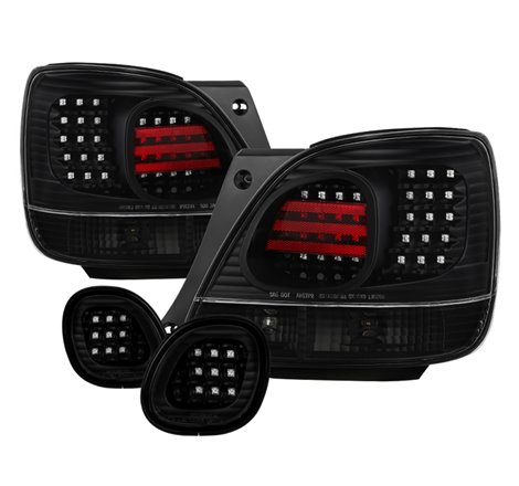 Spyder 98-05 Lexus GS300 /GS400 4pc LED Tail Lights - Black (ALT-YD-LGS98-LED-BK)