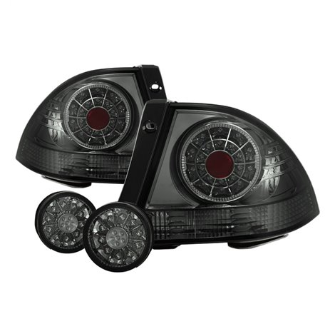 Spyder 01-03 Lexus IS300 LED Tail Lights w/Inner Trunk Lights - Smoke (ALT-YD-LIS300-LED-SET-SM)