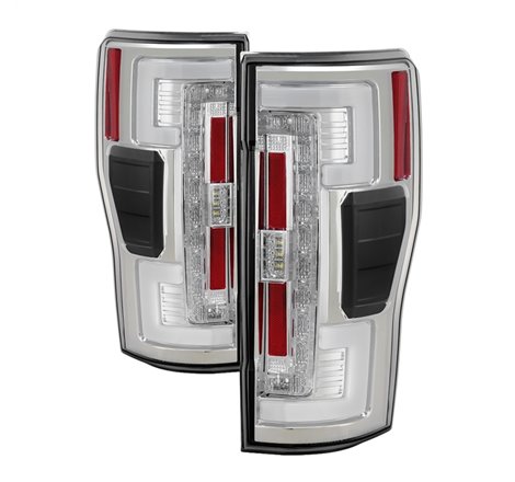 Spyder 17-18 Ford F-250 Super Duty (Excl LED Models) LED Tail Lights - Chrome (ALT-YD-FS17-LED-C)