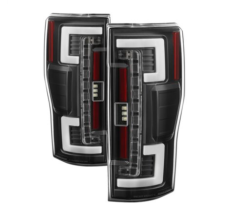 Spyder 17-18 Ford F-250 Super Duty (Excl LED Models) LED Tail Lights - Black (ALT-YD-FS17-LED-BK)