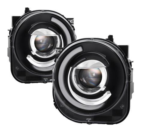 xTune 15-17 Jeep Renegade Light Bar DRL Projector Headlights -Black (PRO-JH-JREN-LBDRL-BK)