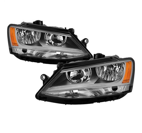 xTune 11-18 Volkswagen Jetta Sedan OEM Style Halogen Headlights - Chrome (HD-JH-VJ11-AM-C)