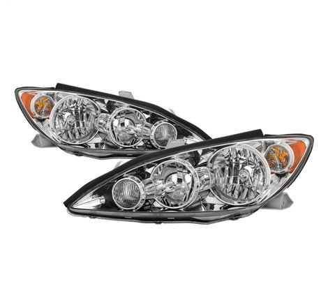 xTune 05-06 Toyota Camry OEM Style Headlights - Chrome (HD-JH-TCAM05-AM-C)