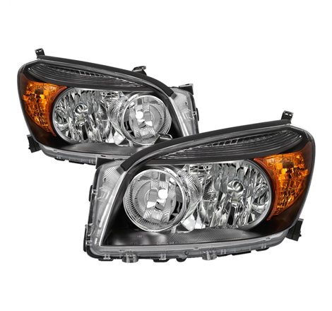 xTune 06-08 Toyota RAV4 OEM Style Headlights - Black (HD-JH-TRAV06-AM-BK)