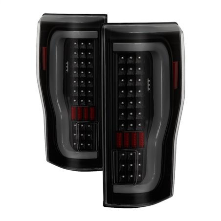 xTune 17-18 Ford F-250 Super Duty (Excl LED Models) LED Tail Lights-Blk Smk (ALT-ON-FS17-LBLED-BSM)