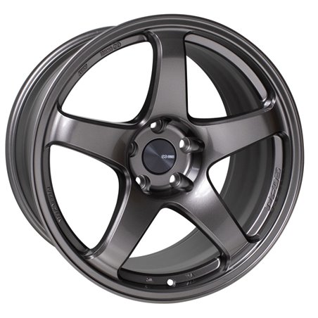 Enkei PF05 18x8 5x114.3 45mm Offset 75mm Bore Dark Silver Wheel