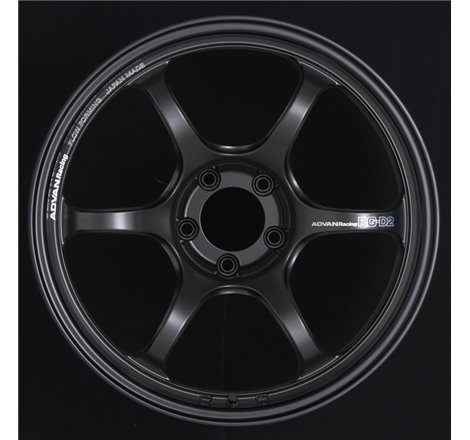 Advan RG-D2 18x10.0 +35 5-114.3 Semi Gloss Black Wheel