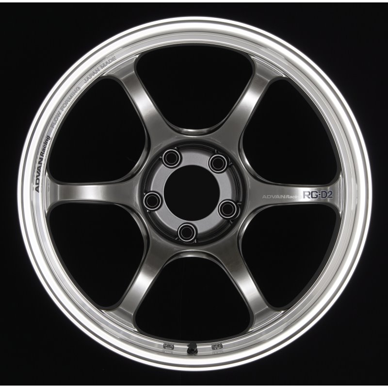 Advan RG-D2 18x10.0 +35 5-114.3 Machining & Racing Hyper Black Wheel