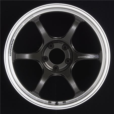 Advan RG-D2 18x10.0 +35 5-114.3 Machining & Black Gunmetallic Wheel