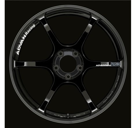 Advan RGIII 19x10.5 +25 5-114.3 Racing Gloss Black Wheel