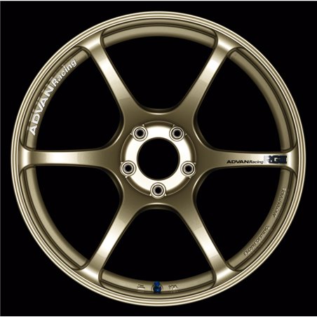 Advan RGIII 18x10.5 +15 5-114.3 Racing Gold Metallic Wheel