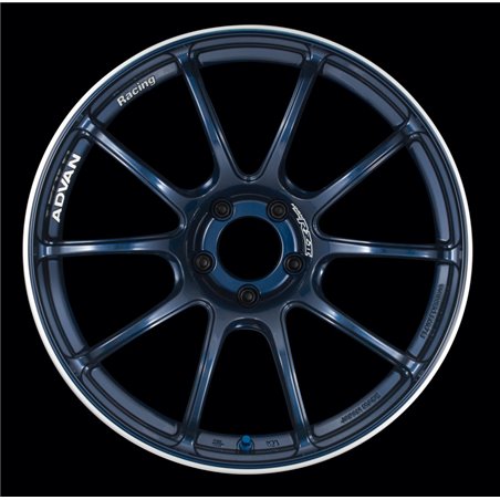 Advan RZII 18x10.5 +15 5-114.3 Racing Indigo Blue Wheel