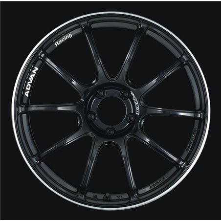 Advan RZII 18x10.5 +15 5-114.3 Racing Gloss Black Wheel