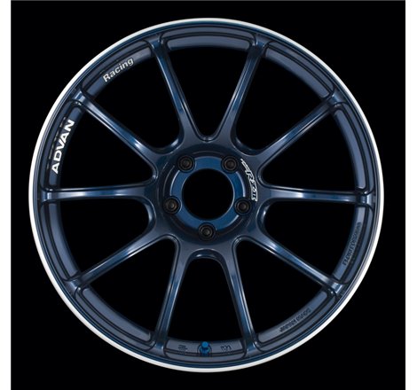 Advan RZII 19x10.0 +25 5-114.3 Racing Indigo Blue Wheel