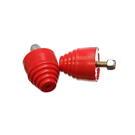 Energy Suspension All Purpose Red Bump Stop Set 2 1/8 inch Tall / 2 inch dia. (2 per set)