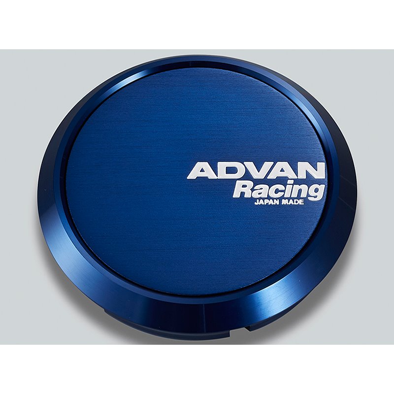 Advan 63mm Flat Centercap - Blue Anodized