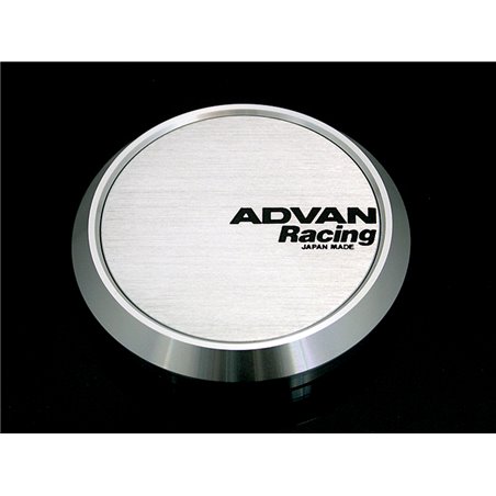 Advan 63mm Flat Centercap - Silver Alumite