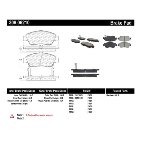 StopTech Performance 02-06 Acura RSX Type S / 93-95 Civic Coupe / 04-05 Civic Si / 93-97 Civic Del