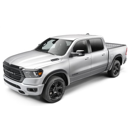 Bushwacker 19-22 Ram 1500 (Excl. Rebel/TRX) 76.3 & 67.4in Bed OE Style Flares 4pc Set - Blk / Smooth