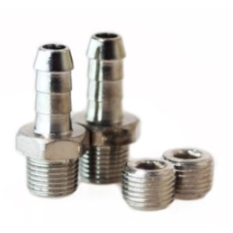 Turbosmart WG50/60 1/8NPT - 6MM Hose Tail Fitting Kit w/ Plug