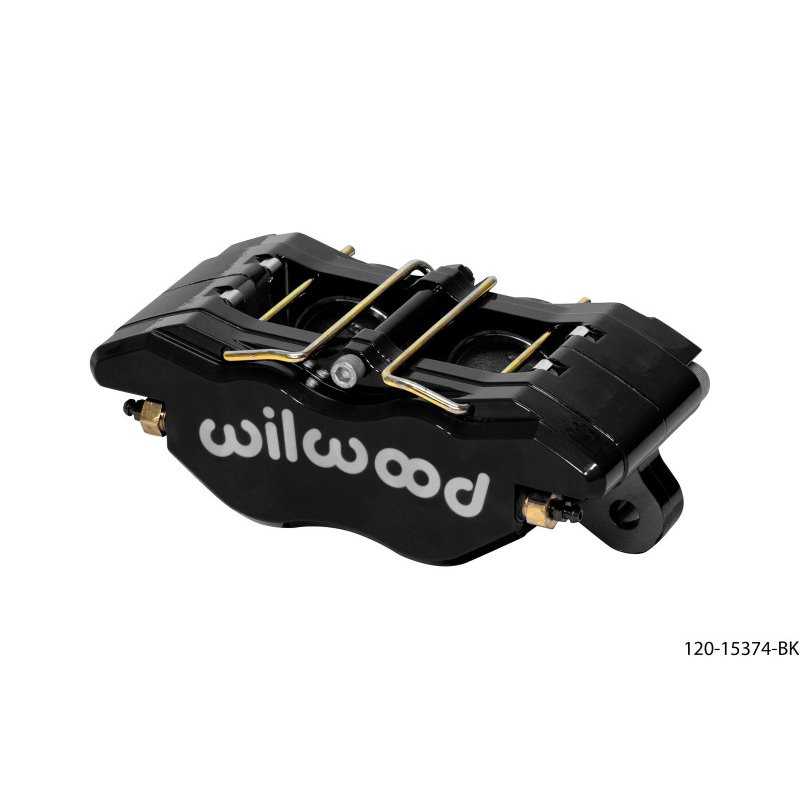 Wilwood Caliper - Off-Road Dynapro 5.25in Mount - 1.75/1.75in Pistons .38in Disc - Black