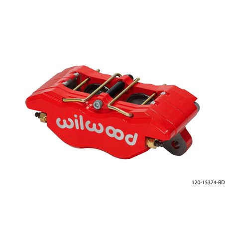 Wilwood Caliper - Off-Road Dynapro Narrow 5.25in Mount - 1.75/1.75in Pistons .38in Disc - Red