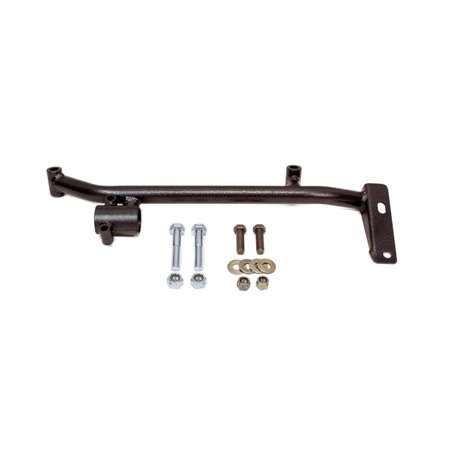 BMR 93-02 F-Body Manual Steering Bracket (For Stock K-Member Only) - Black Hammertone