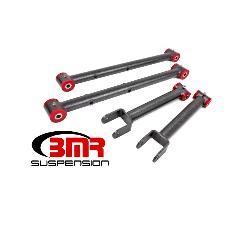 BMR 64-67 A-Body Non-Adj. Rear Suspension Kit - Black Hammertone