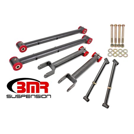 BMR 64-67 A-Body Non-Adj. Rear Suspension Kit - Black Hammertone