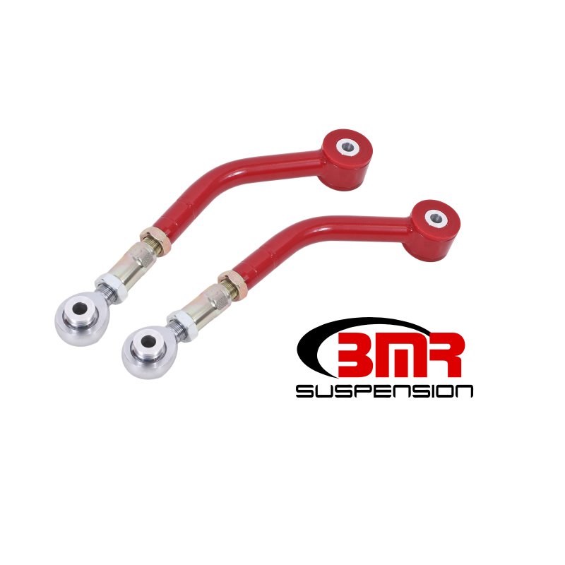 BMR 08-17 Challenger Upper Control Arms On-Car Adj. Rod Ends (Polyurethane) - Red