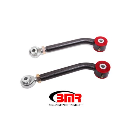 BMR 08-17 Challenger Upper Trailing Arms w/ Single Adj. Poly/Rod Ends - Black Hammertone