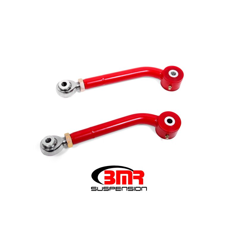 BMR 08-17 Challenger Upper Trailing Arms w/ Single Adj. Poly/Rod Ends - Red