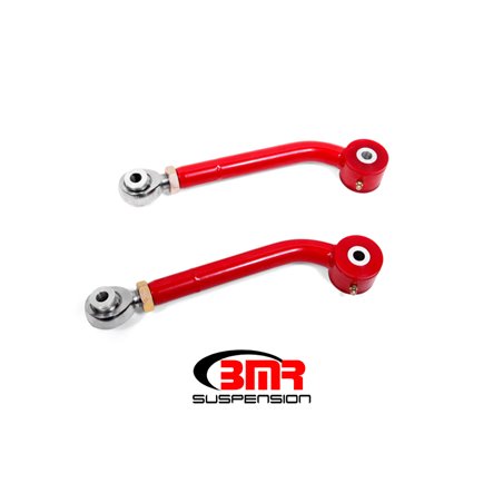 BMR 08-17 Challenger Upper Trailing Arms w/ Single Adj. Poly/Rod Ends - Red