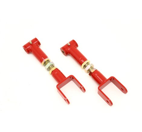 BMR 91-96 B-Body Upper Control Arms On-Car Adj. STD. Length (Polyurethane) - Red