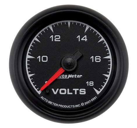 Autometer ES 2-1/16in 18V Digital Stepper Motor Voltmeter