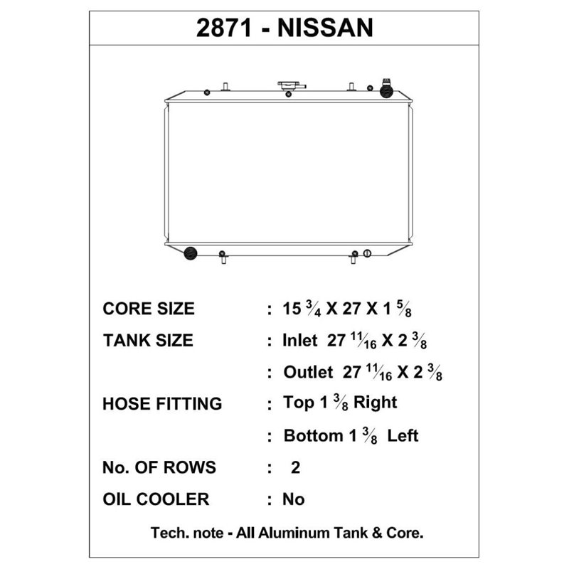 CSF 90-97 Nissan 300ZX Radiator